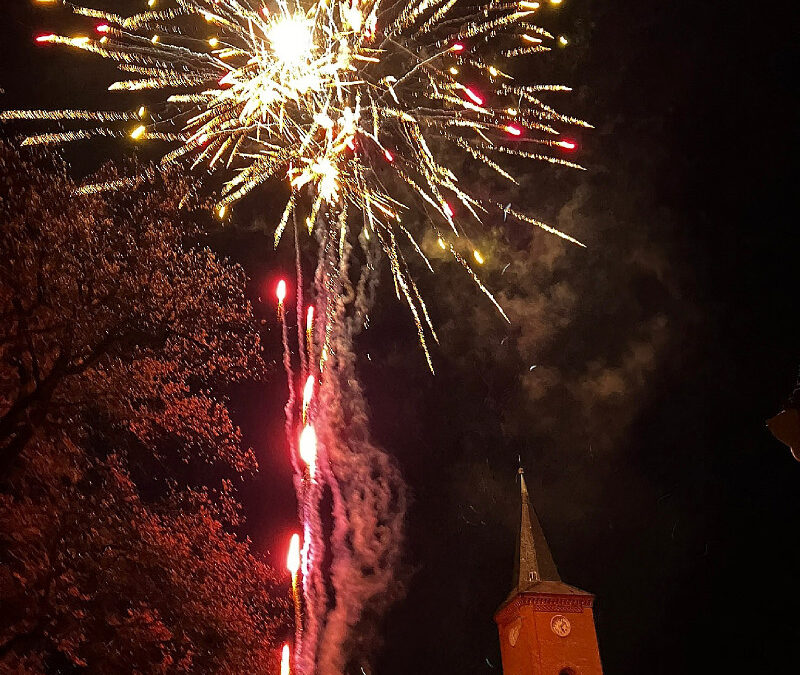 Feuerwerk in Fredersdorf