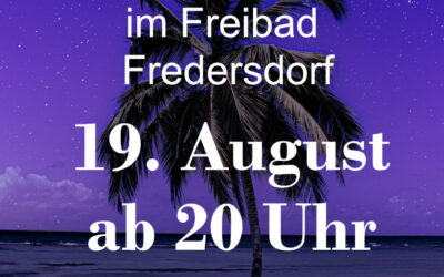 Karibische Nacht im Freibad Fredersdorf