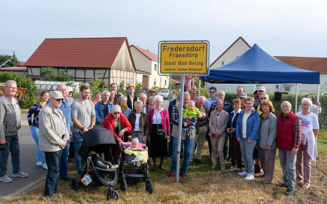 Fredersdorf ist jetzt zweisprachig