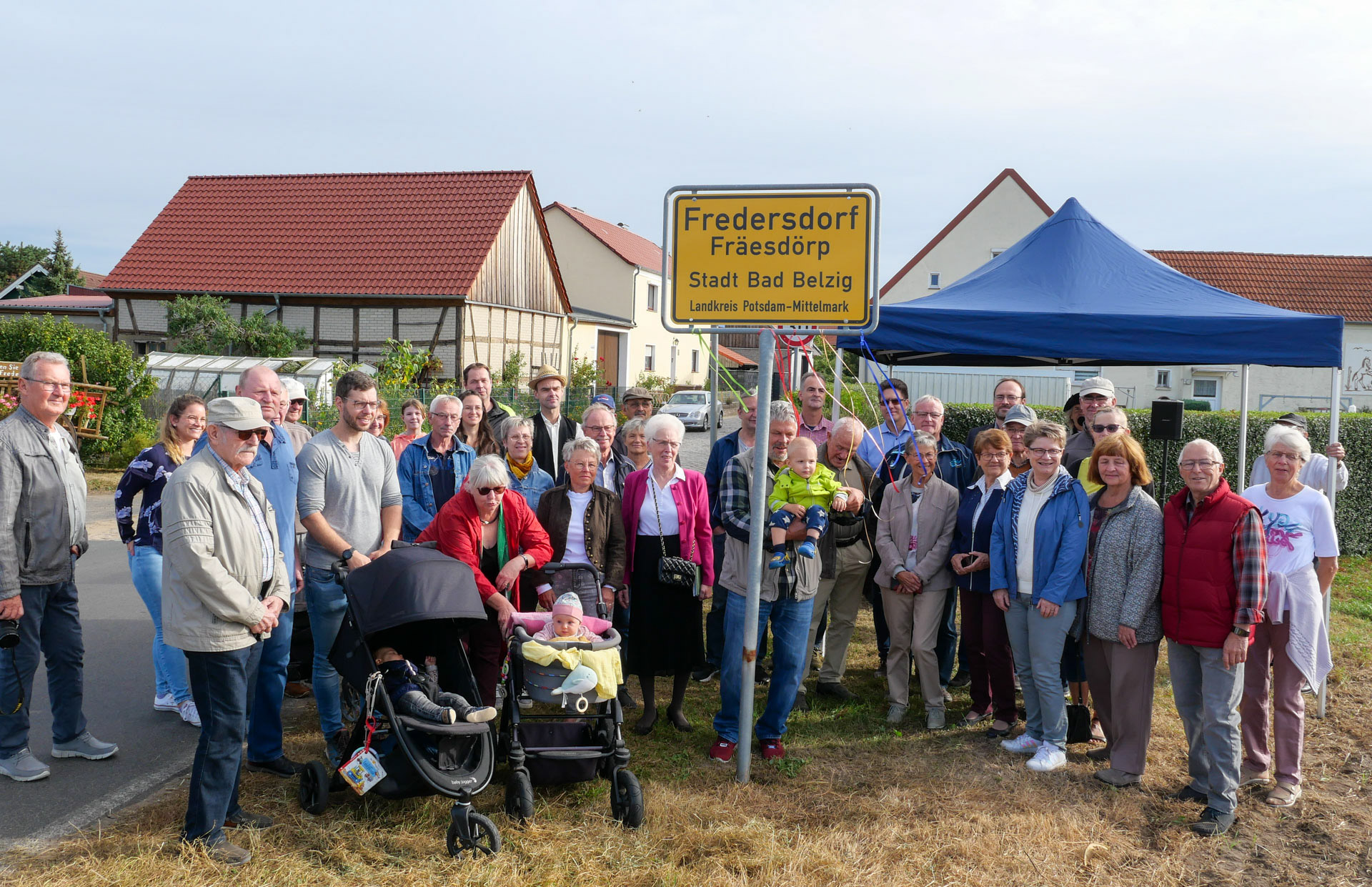 Fredersdorf ist jetzt zweisprachig