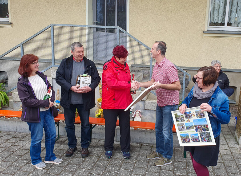 Dankeschön für 10 Jahre Vorbereitung der Osterwanderung!