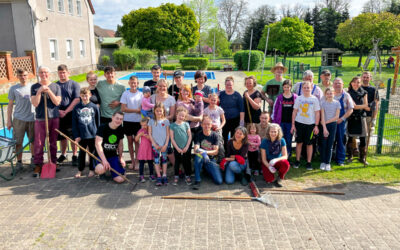 Großer Frühjahrsputz im Freibad