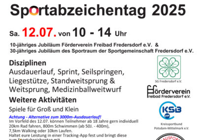 Fredersdorfer Sportabzeichentag