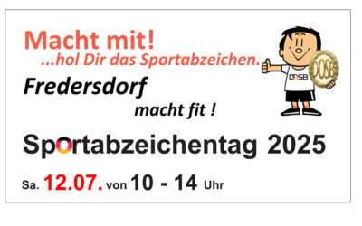Sportabzeichentag in Fredersdorf