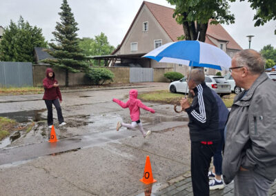 Sportabzeichentag in Fredersdorf in Potsdam-Mittelmark