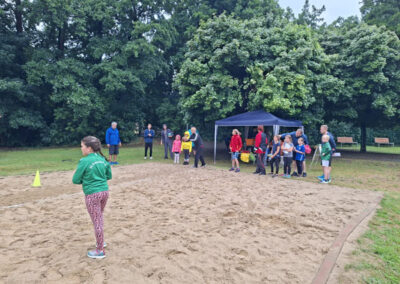 Sportabzeichentag in Fredersdorf in Potsdam-Mittelmark