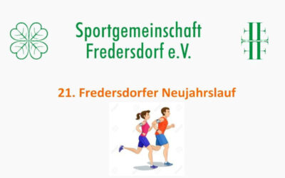 21. Fredersdorfer Neujahrslauf